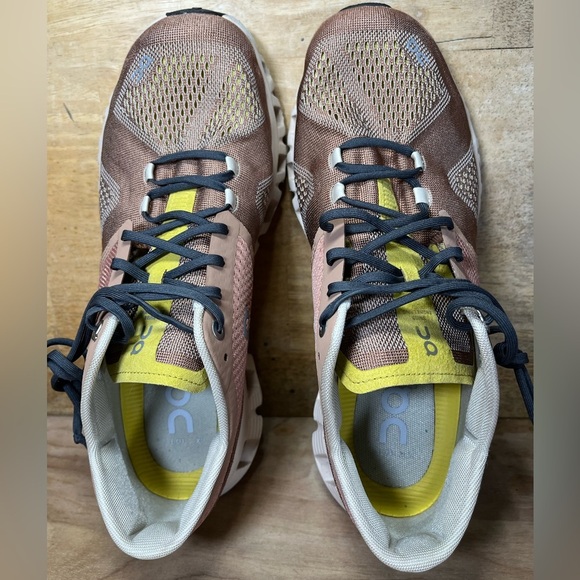 On Cloud X REFLECTIVE Womens Size 9 Running Shoes Sneakers Mocha Brown Sand - Picture 7 of 12